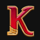 magic ball multichance k letter symbol icon