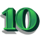 magic piggy 10 symbol icon
