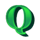 magic piggy og q symbol icon