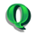 magic piggy q symbol icon