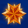 magic stars five orange star symbol icon