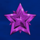 magic stars five purple star symbol icon