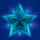 magic stars three blue 2d star symbol icon