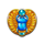 magic stone deluxe scarab symbol icon
