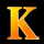 magic stone k symbol icon