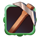magic stones axe symbol icon