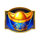 magic treasures gold emperor gold symbol icon