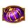 magic treasures gold emperor lantern symbol icon
