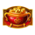 magic treasures gold empress pot symbol icon