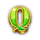 magic treasures gold enchanted shamrock q symbol icon