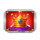 magic treasures gold rogue crown symbol icon