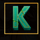 magical amazon k symbol icon