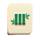 mahjong fortune bamboo 3 symbol icon