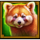 majestic claws hold and hit red panda symbol icon