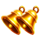 majestic coins bell symbol icon