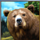 majestic forest bear symbol icon