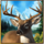 majestic forest deer symbol icon