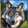 majestic forest wolf symbol icon