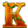 majestic king hold and hit k symbol icon