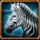 majestic king hold and hit zebra symbol icon