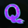majestic mermaid q symbol icon