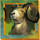majestic wolf ram symbol icon