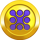 mancala gaming bars and bells coin symbol icon