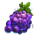 mango tango grapes symbol icon