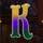mardi gras jokers wild k symbol icon