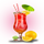 mardi gras magic cocktail symbol icon