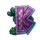masked mayhem k symbol icon