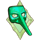 masquerade fortune green mask symbol icon
