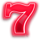 massive luck seven symbol icon