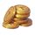 mayan destiny gold coin symbol icon