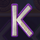 maze of fortune k symbol icon