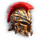 medusas stone helmet symbol icon