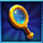 meerkat mayhem magnifyng glass symbol icon