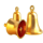 mega christmas bells symbol icon