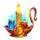 mega fire blaze 3 witches candles symbol icon