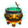 mega fire blaze 3 witches cauldron symbol icon