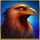 mega fire blaze the khan eagle symbol icon