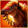 mega fire blaze the khan horse symbol icon