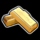 mega hot gold bars symbol icon