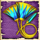 mega jackpots cleopatra fan symbol icon