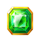 mega lucky diamonds emerald symbol icon