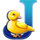 mega lucky easter baby duck symbol icon