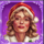 mega merry gifts lady santa symbol icon