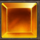 mega mine big orange gem symbol icon