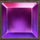 mega mine big pink gem symbol icon