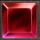 mega mine big red gem symbol icon